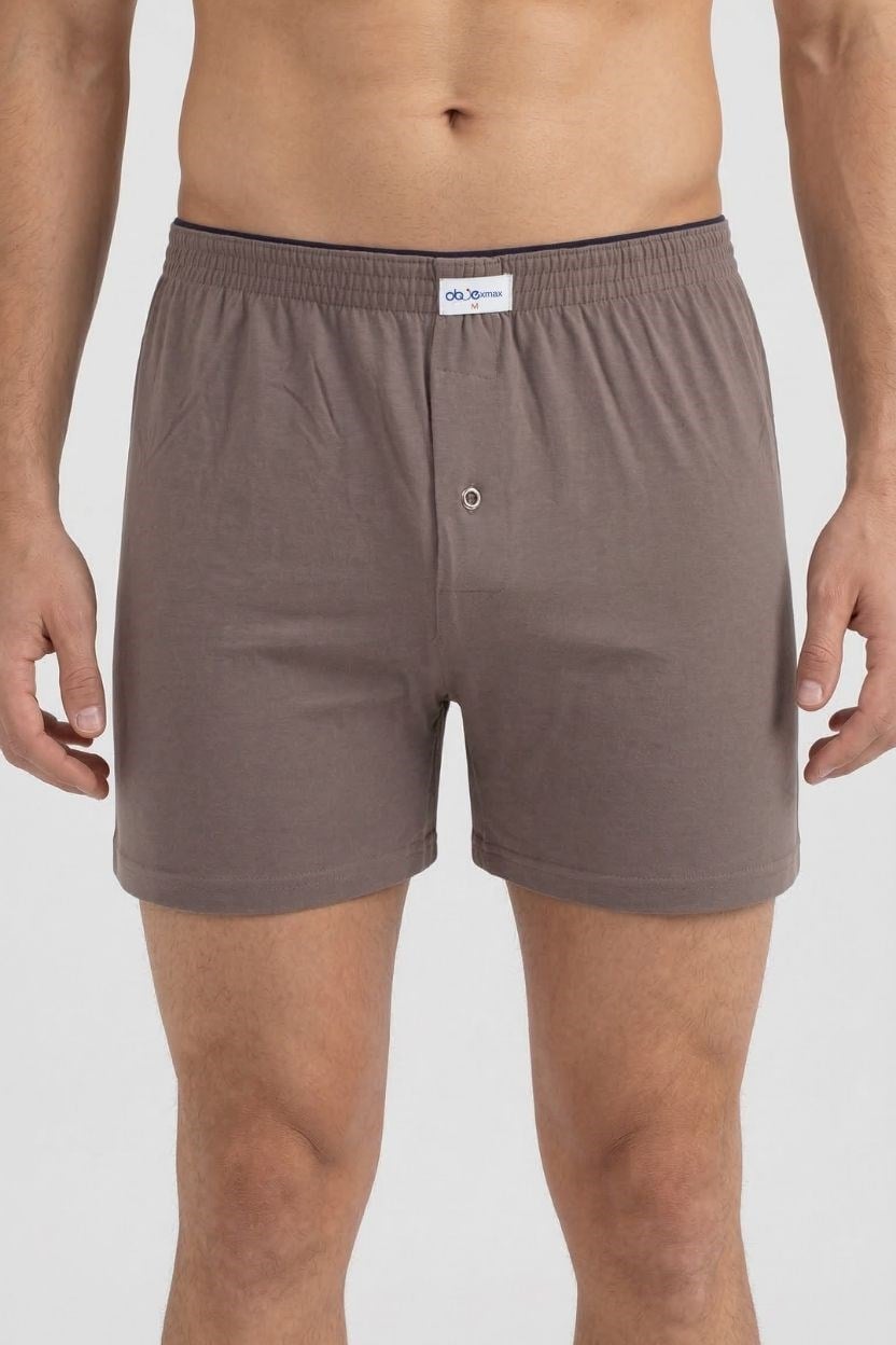 Erkek Gri XMAX Havlu Bel Kemer Penye Boxer