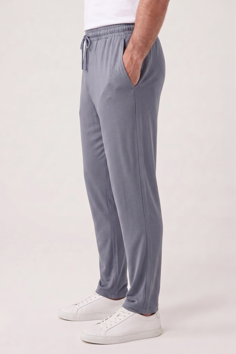 Erkek İndigo Penye Modal Pijama Altı