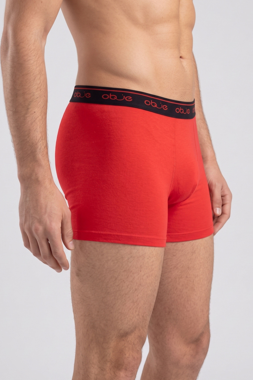 Erkek Kırmızı Penye Modal Boxer