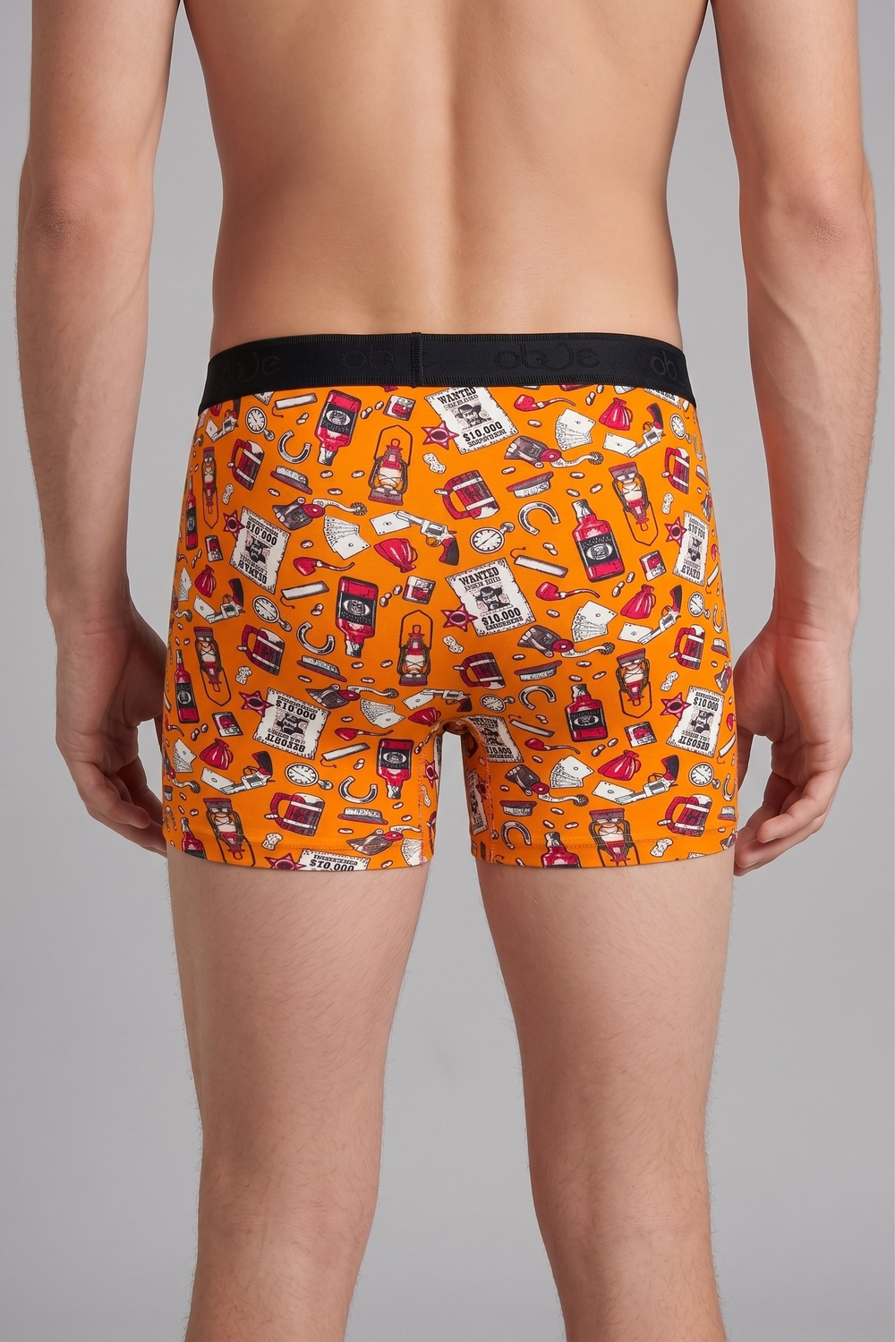 Erkek Kovboy Desen Boxer