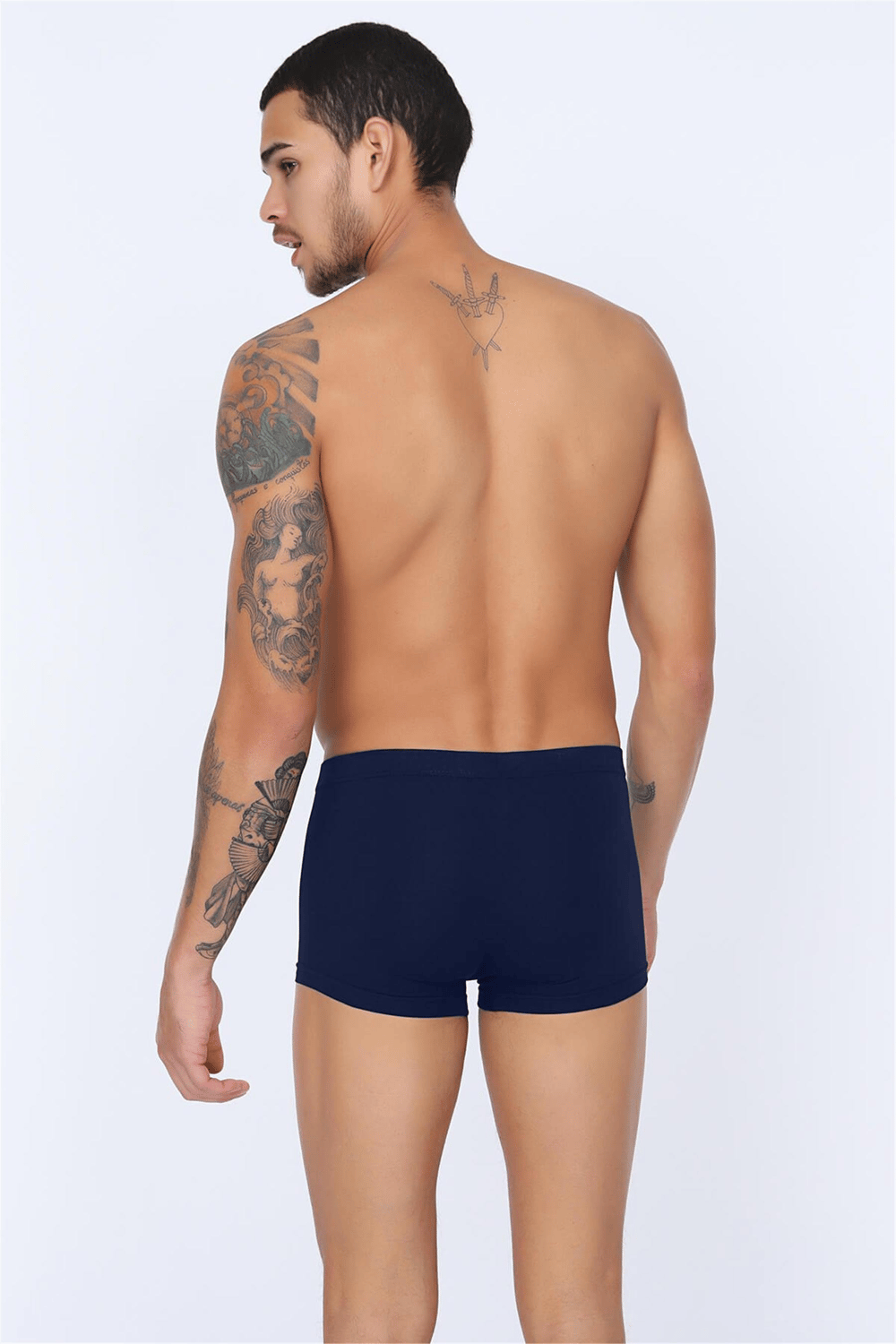 Erkek Lacivert Boxer Şort