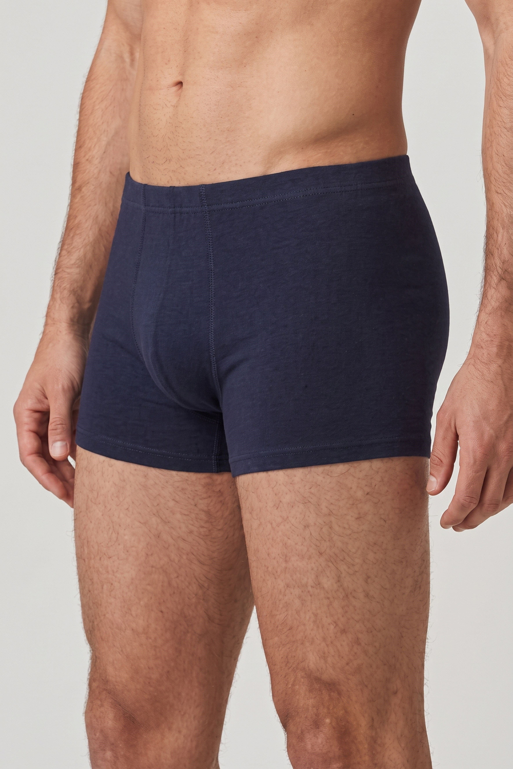 Erkek Lacivert Cotton Runner Boxer