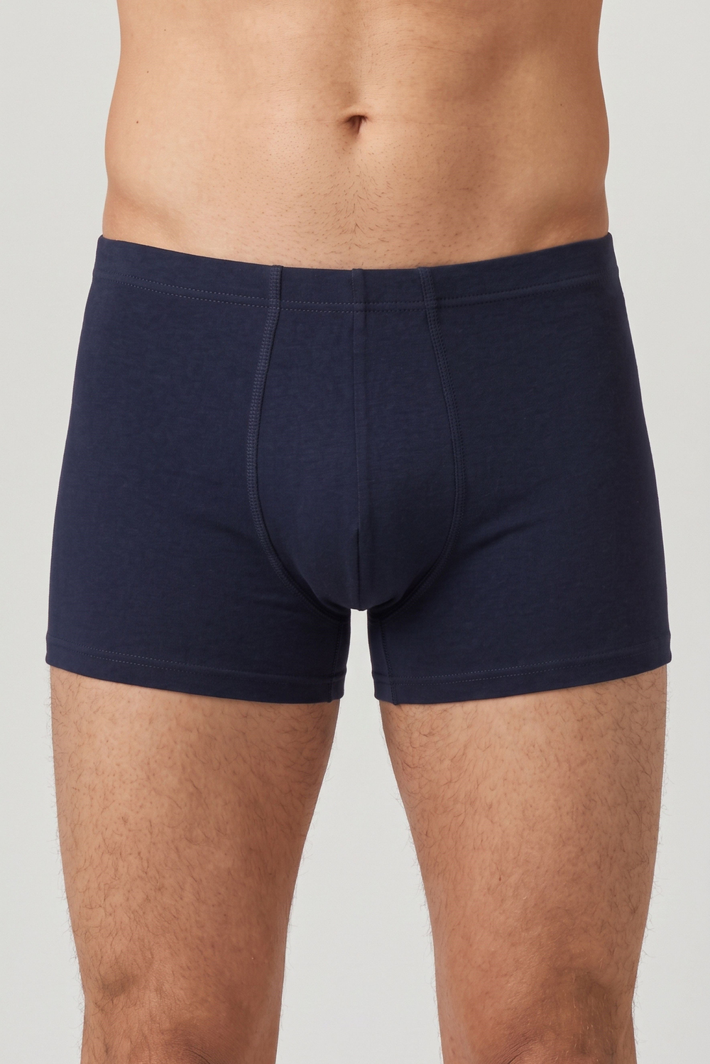 Erkek Lacivert Cotton Runner Boxer