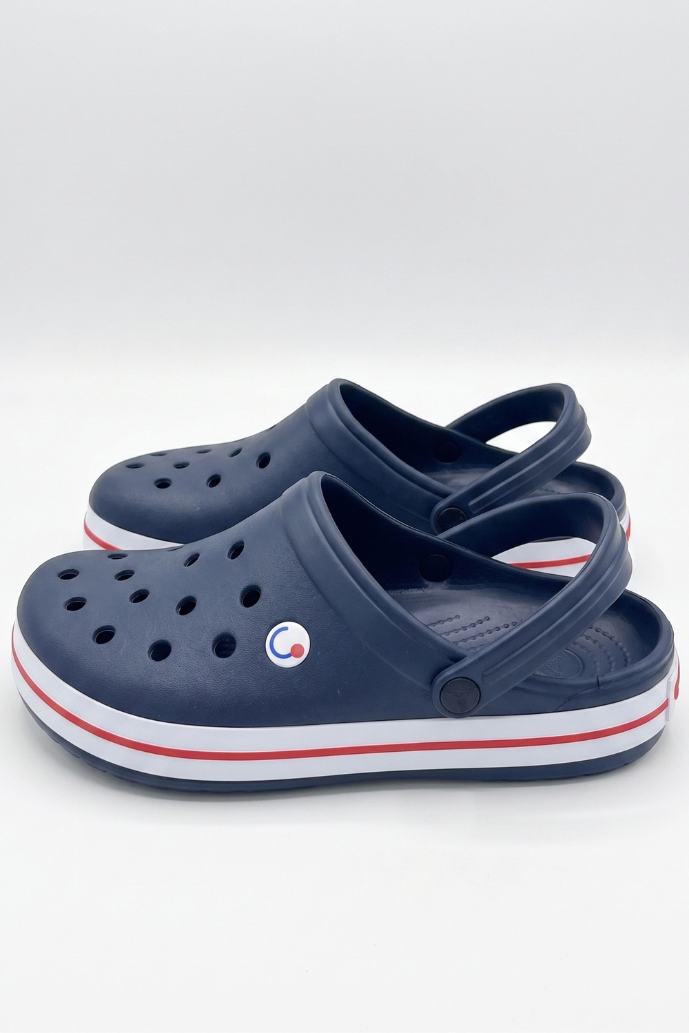 Erkek Lacivert Crocs Tarzı Delikli Kaymaz Sabo Terlik