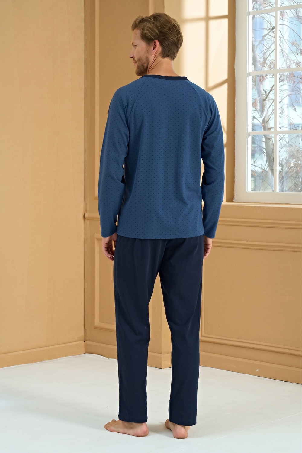 Erkek Lacivert Pijama Altı