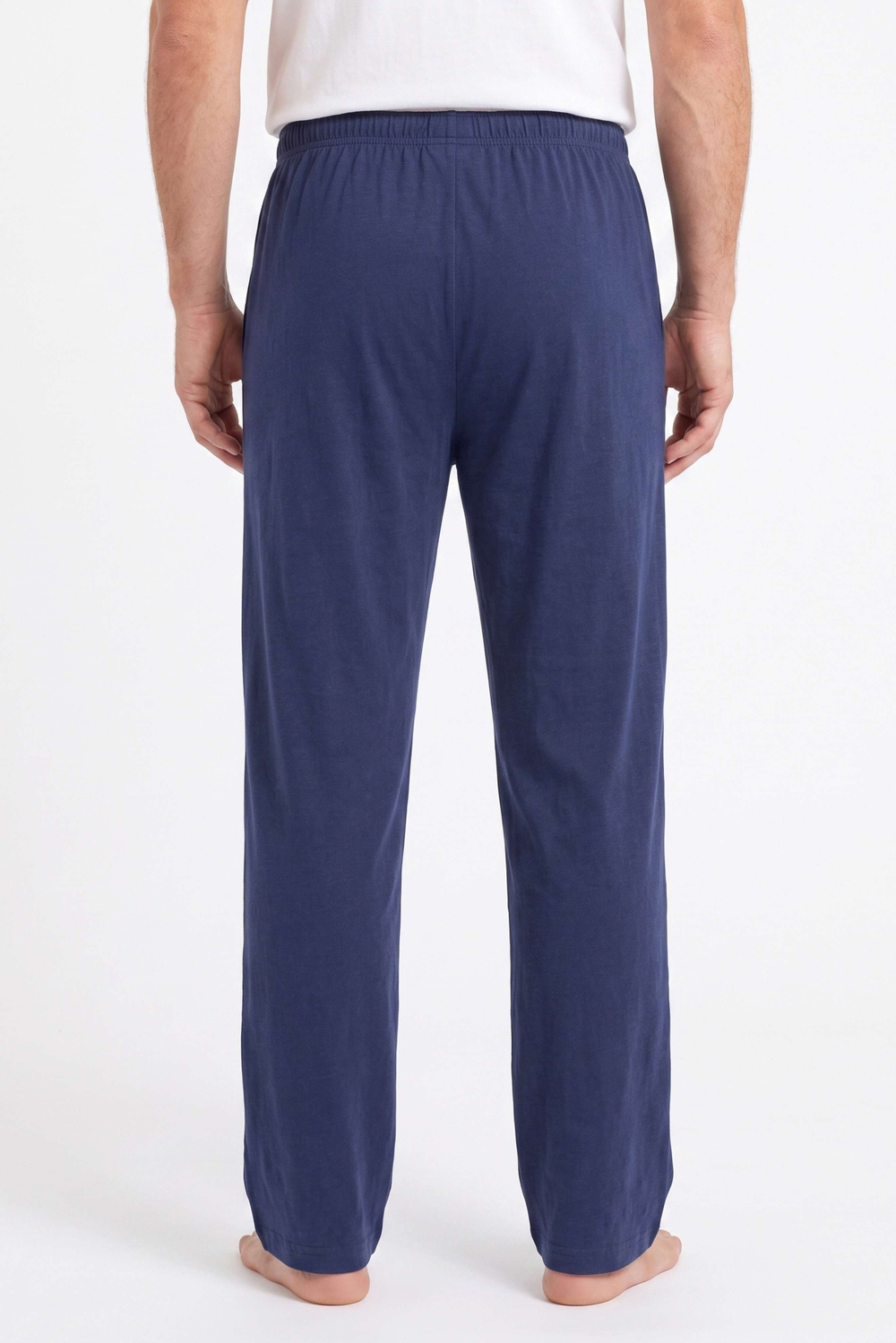 Erkek Lacivert Rahat Kesim Pijama Altı