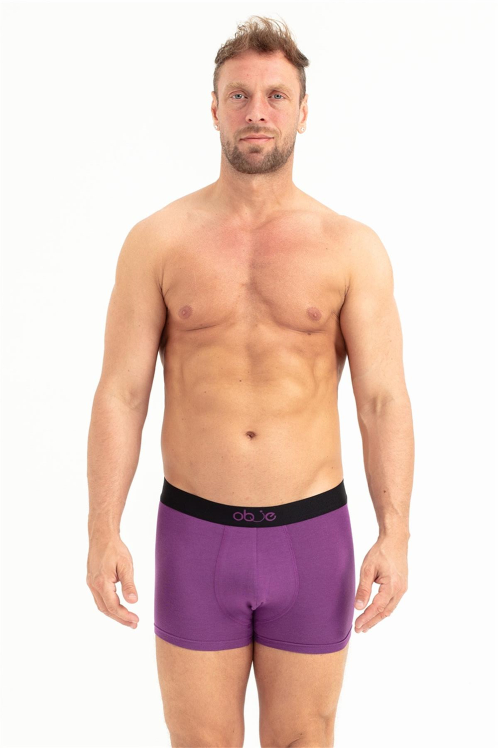 Erkek Mor Modal Boxer