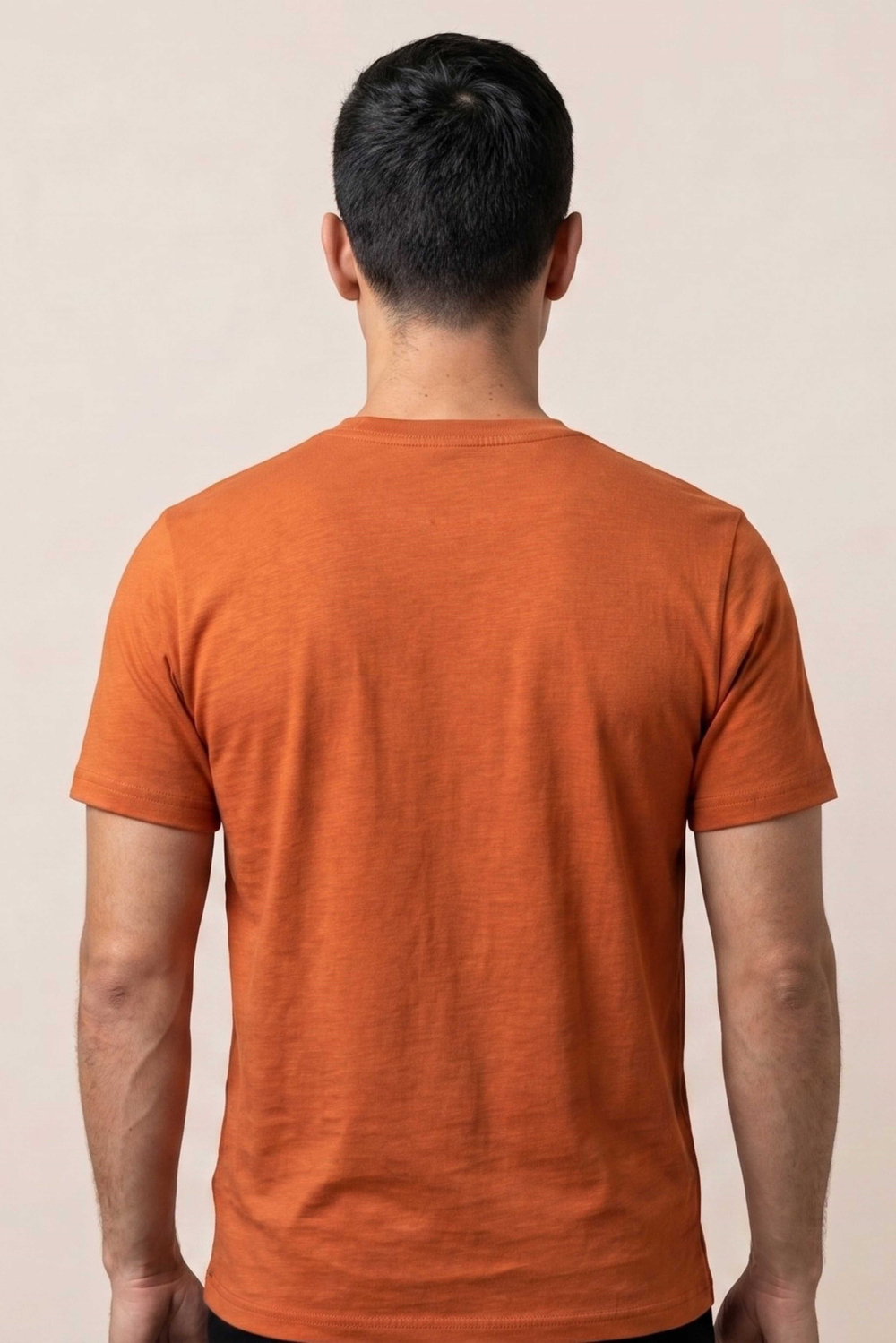 Erkek Oranj Bambo Tişört