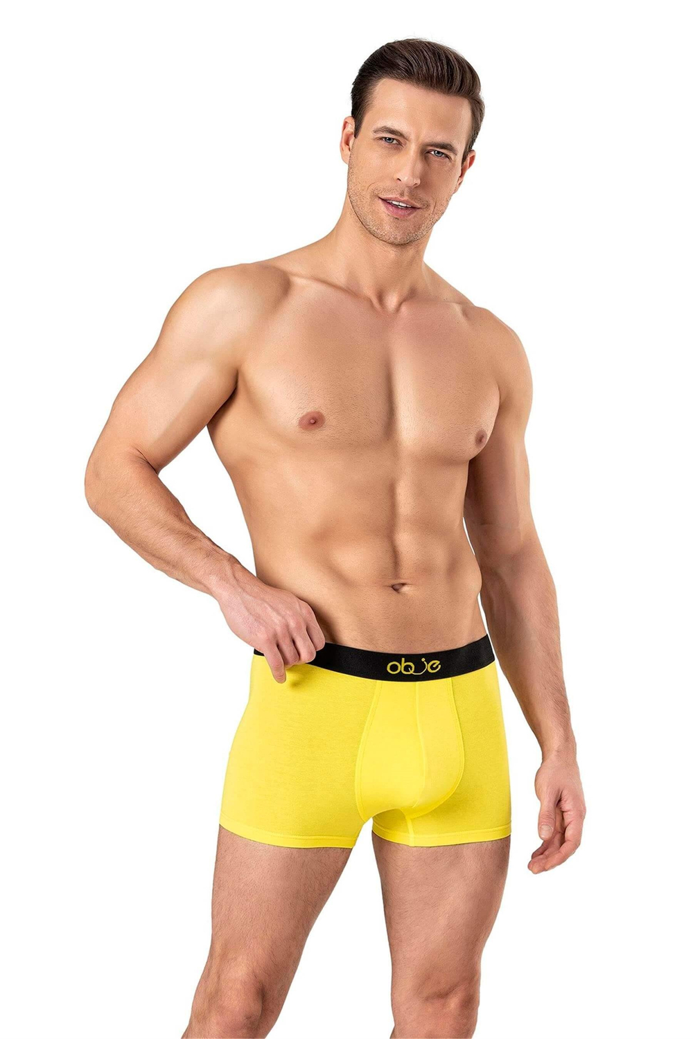 Erkek Sarı Modal Boxer