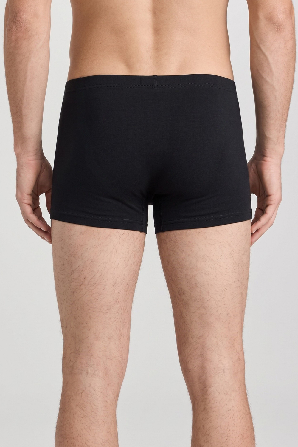 Erkek Siyah Cotton Runner Boxer