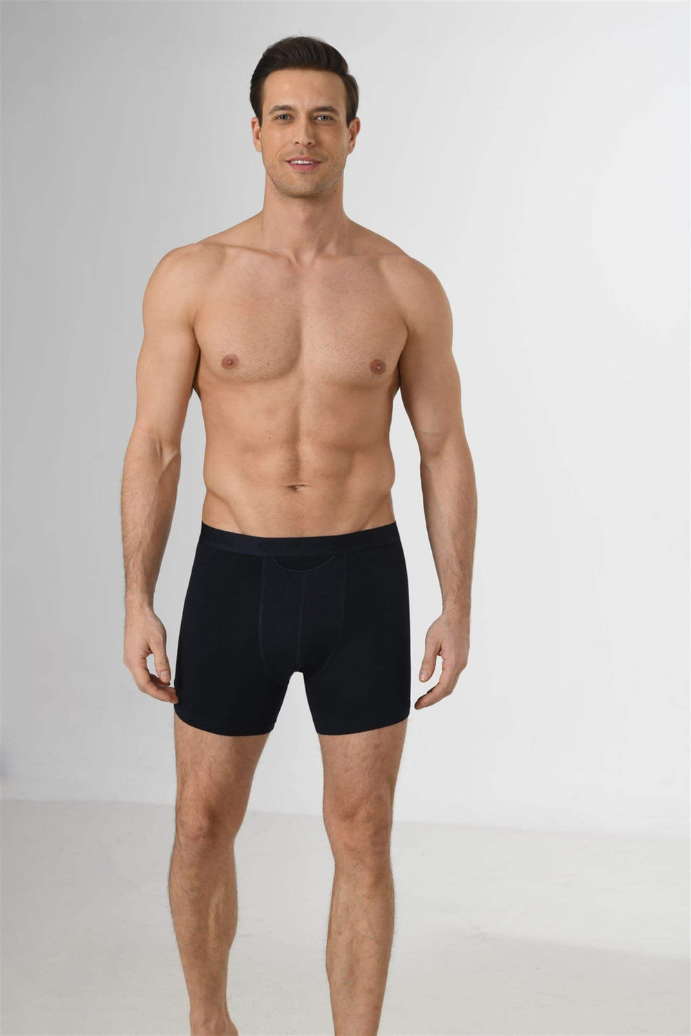 Erkek Siyah Penye Modal Boxer