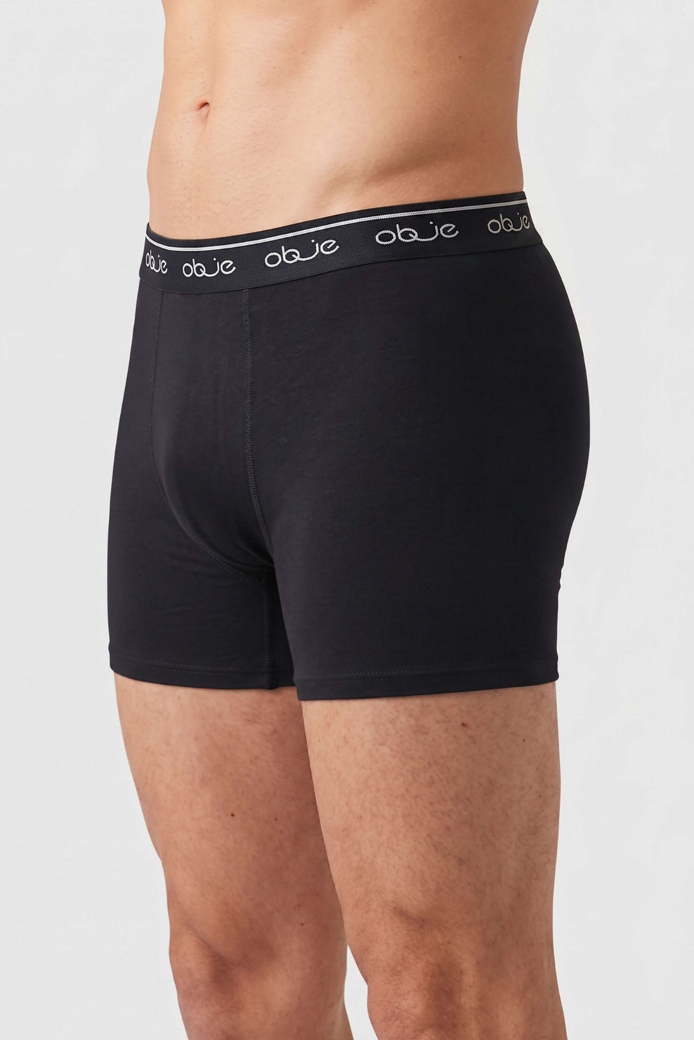 Erkek Siyah Penye Modal Boxer