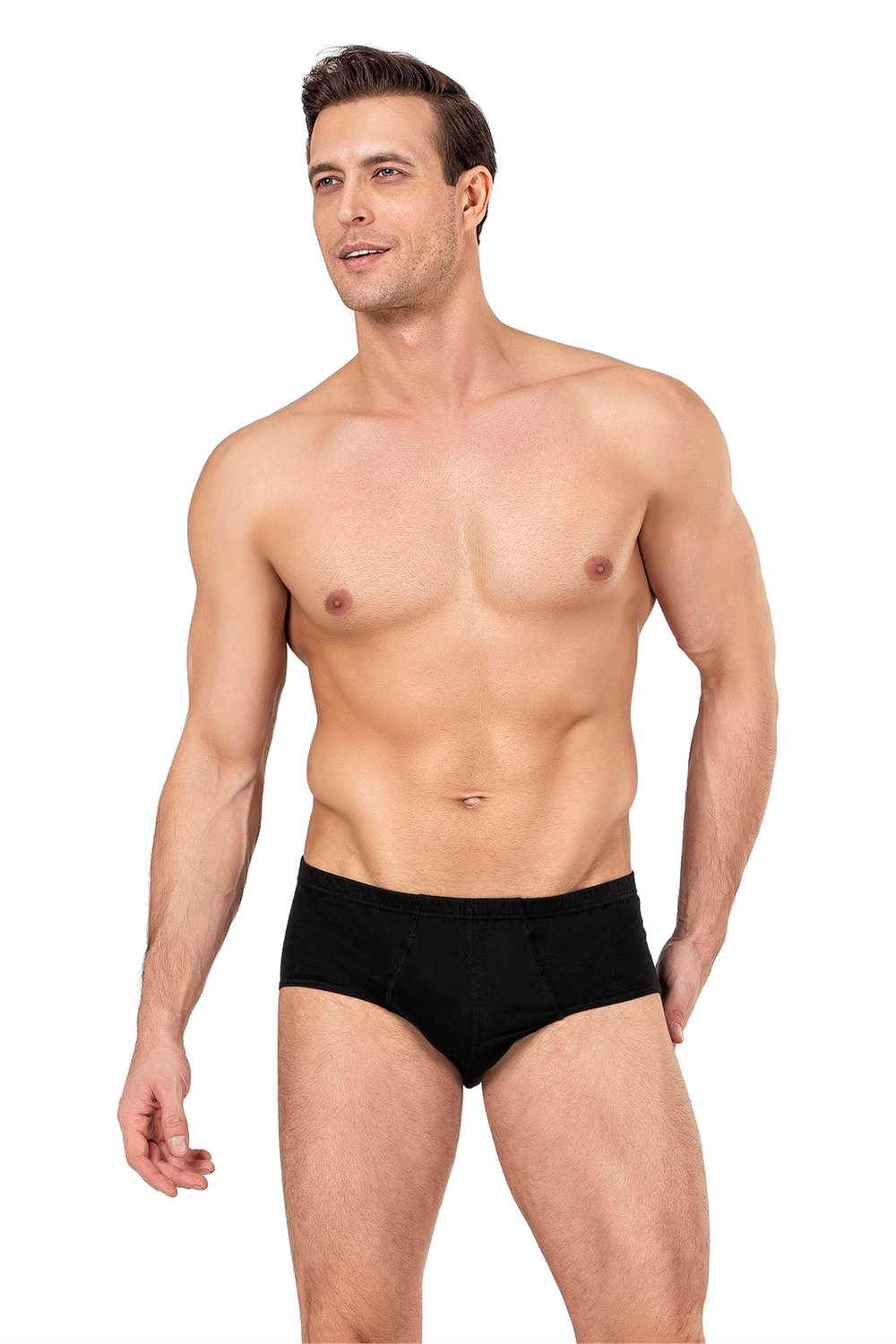 Erkek Siyah Penye Slip