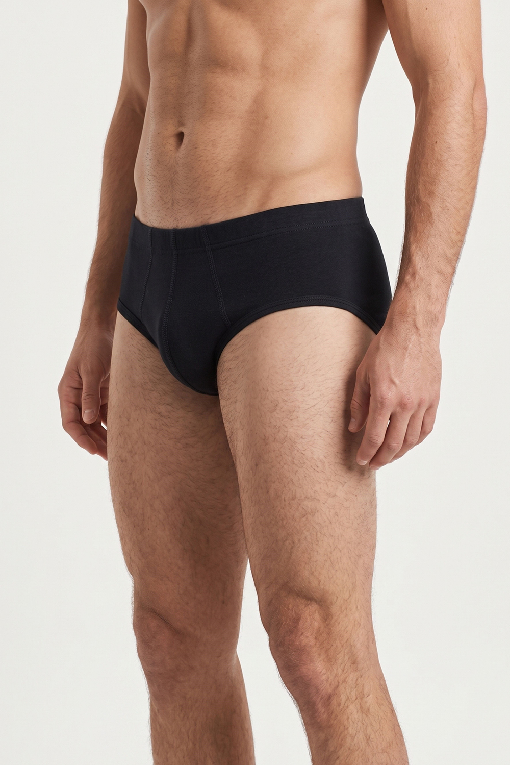 Erkek Siyah Penye Slip