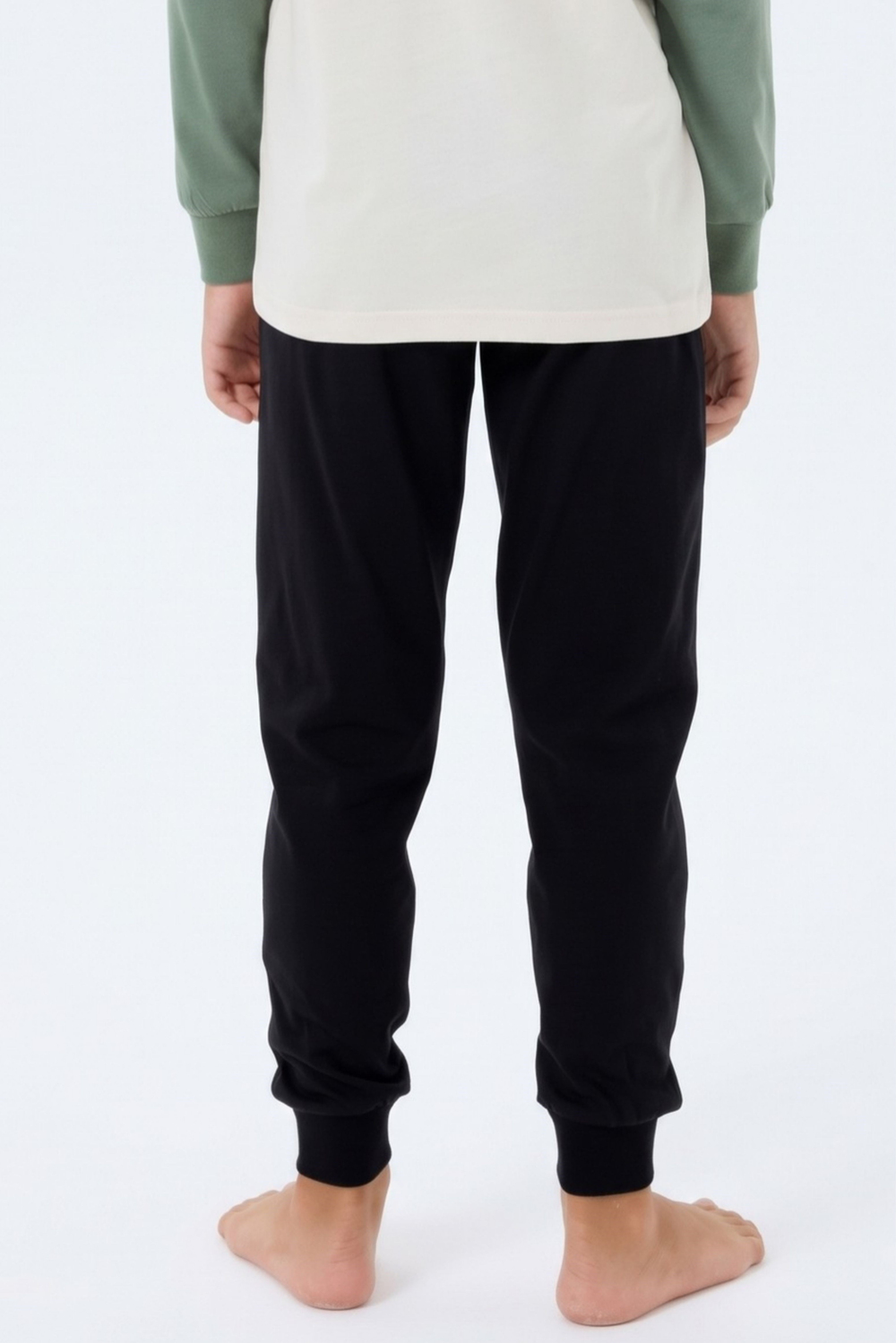 Erkek Çocuk Siyah Uzun Pijama Altı 