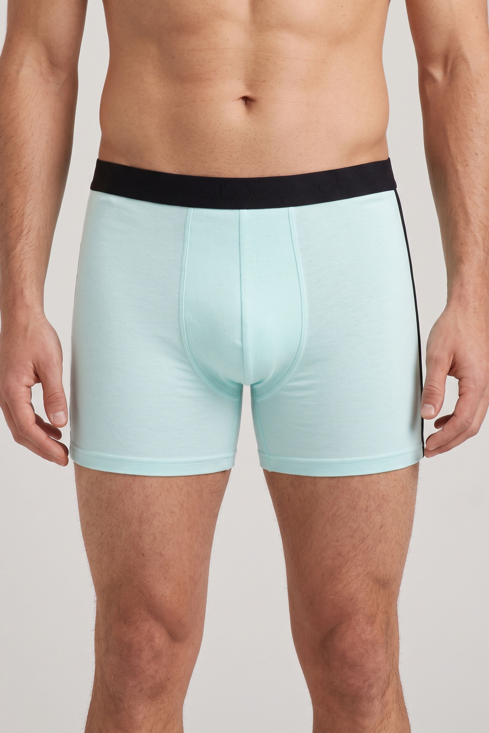 Erkek Turkuaz Likra Cotton Boxer