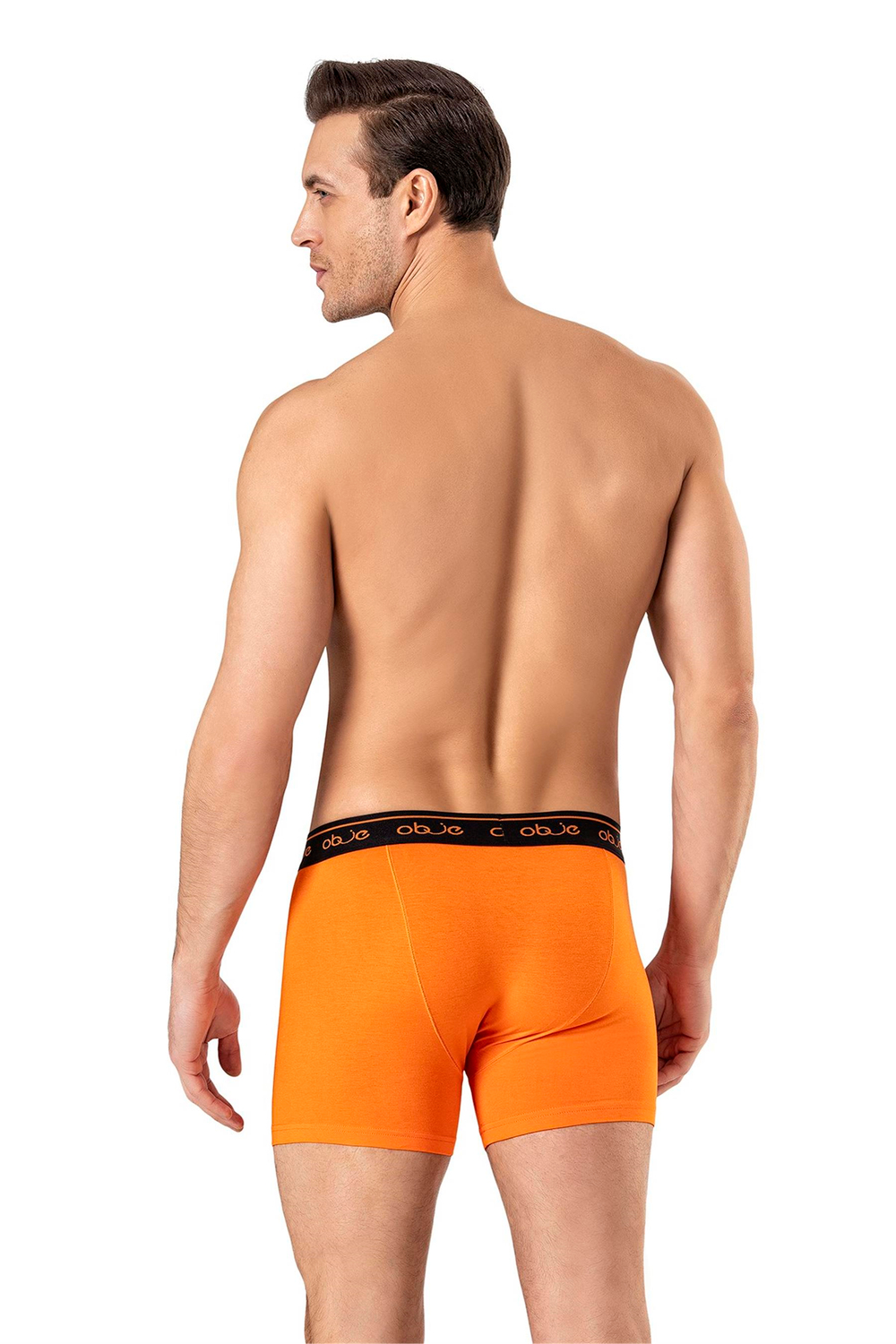 Erkek Turuncu Penye Modal Boxer