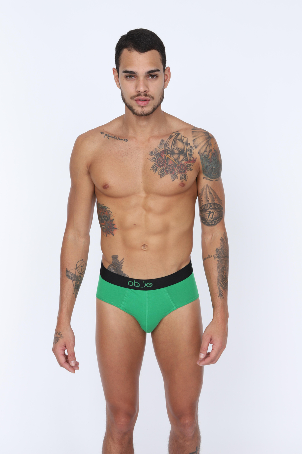 Erkek Yeşil Modal Slip