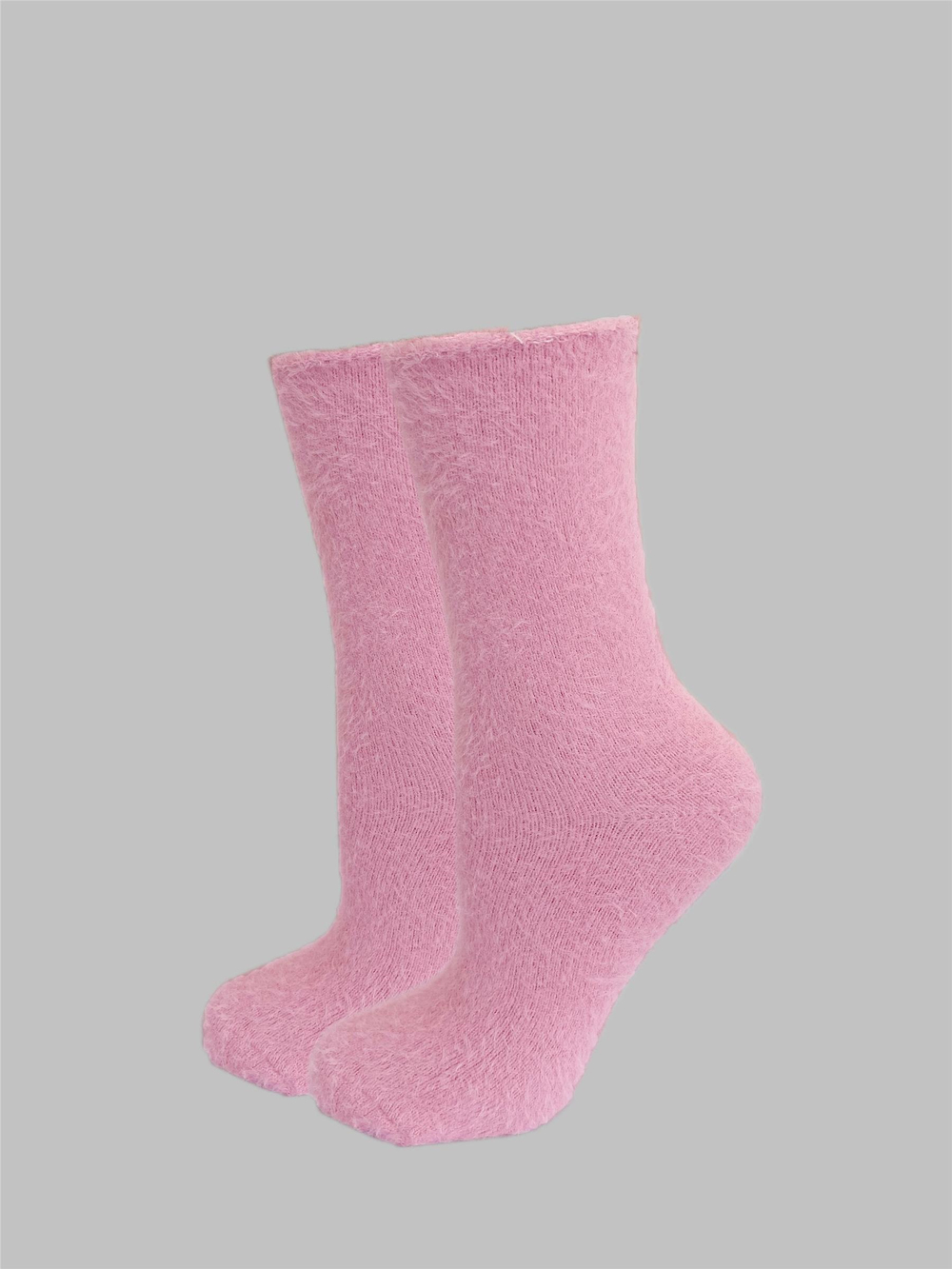 Kadın Açık Pembe Sakallı Uzun Soket Çorap