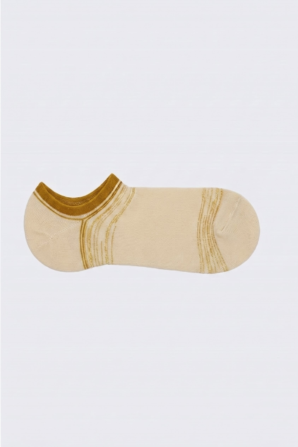 Kadın Bej Sneakers Bambo Çorap