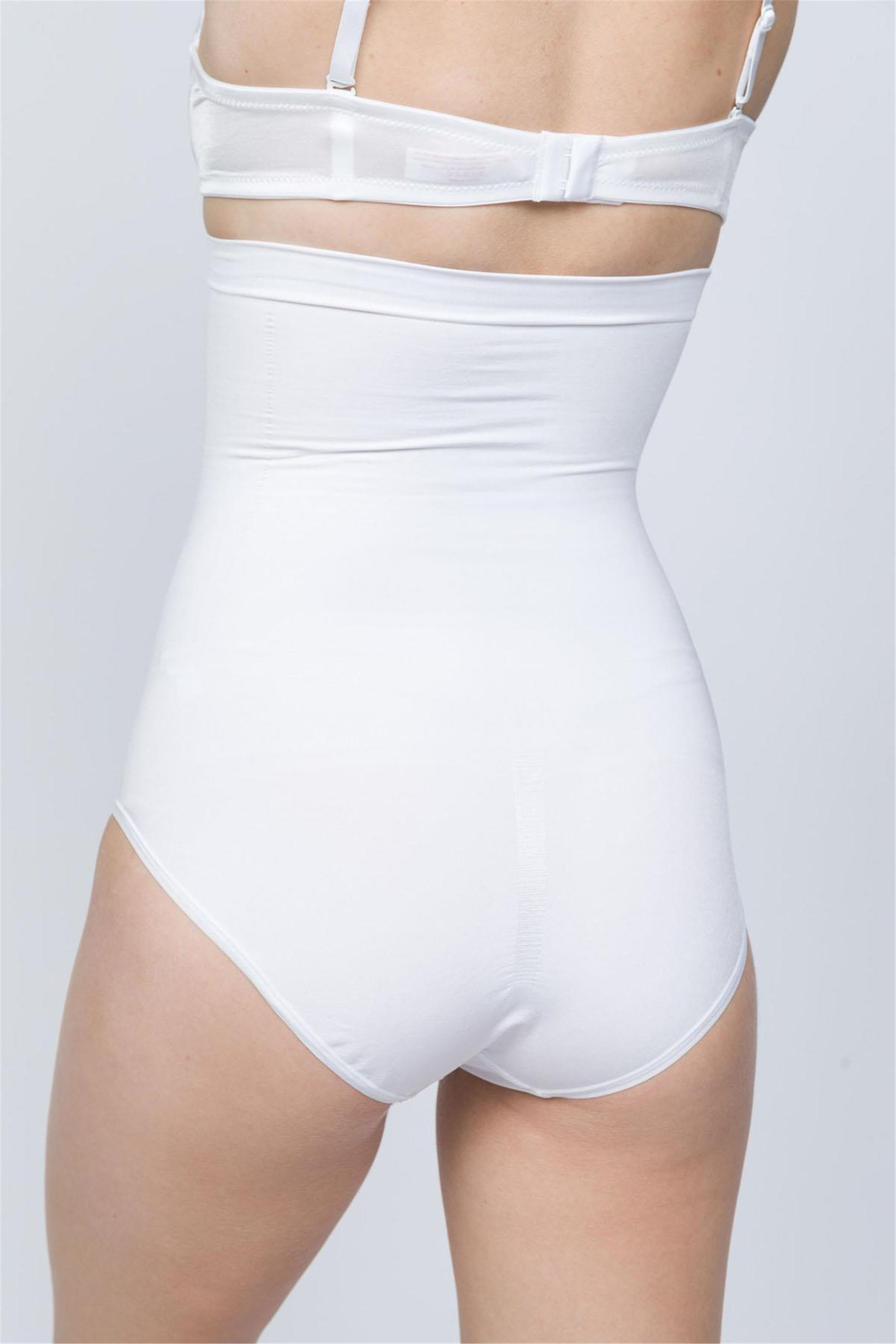 Kadın Beyaz Göğüs Altı Slip Korse