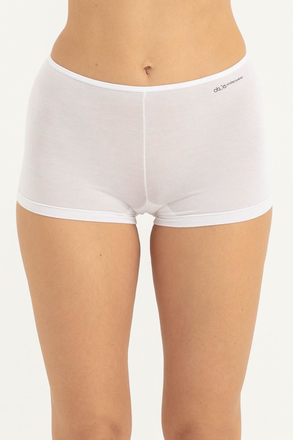 Kadın Beyaz Micro Modal Boxer