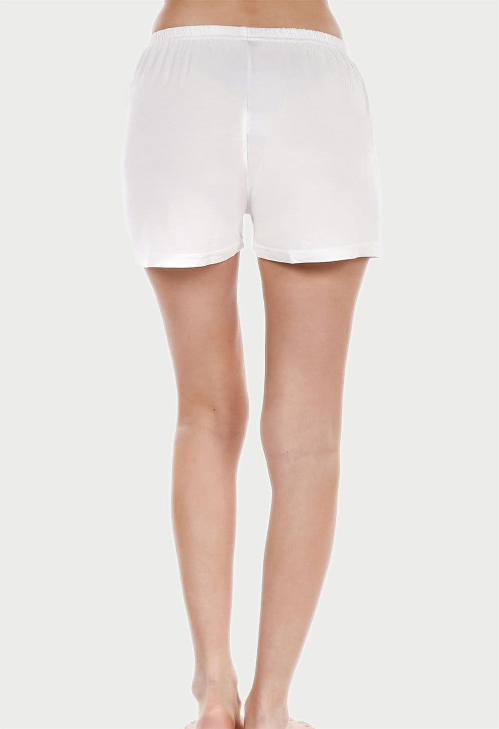 Kadın Ekru Viskon Şort