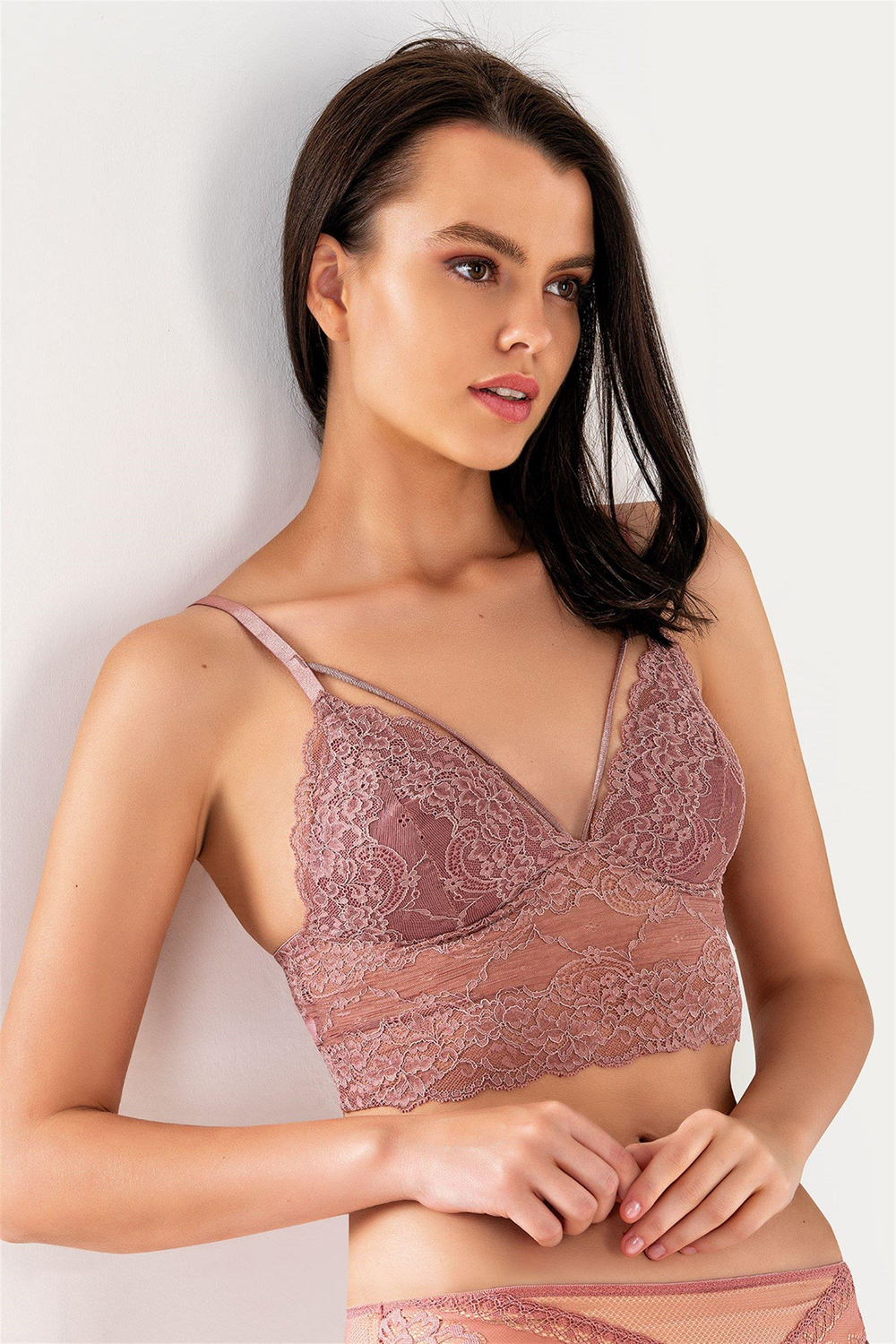 Kadın Gül Kurusu Yıldızlı Bralet