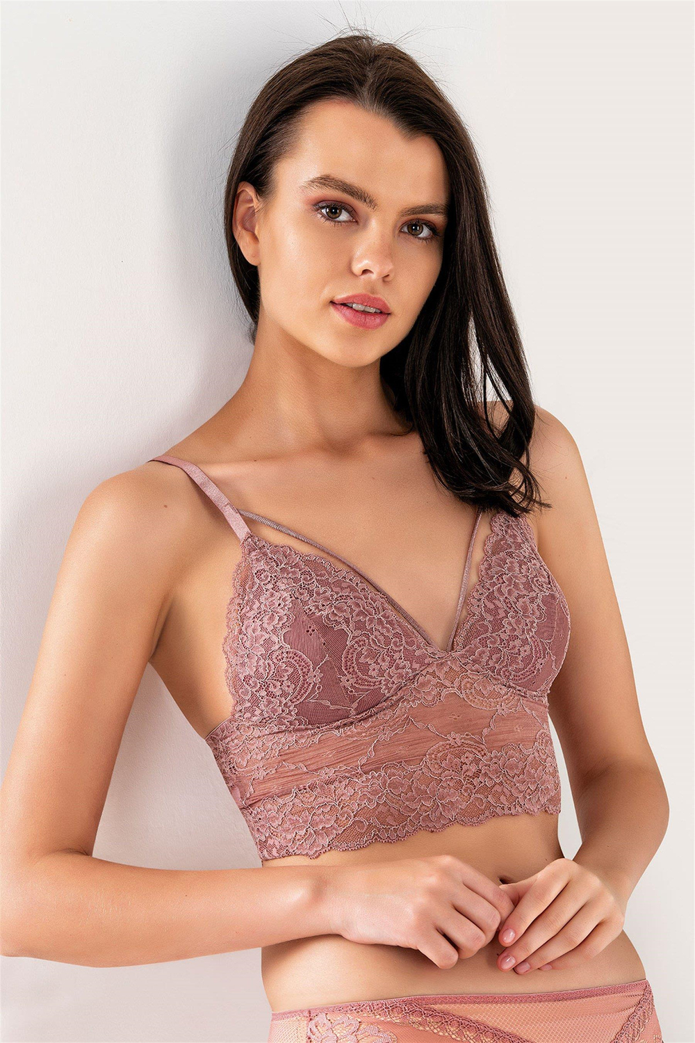 Kadın Gül Kurusu Yıldızlı Bralet