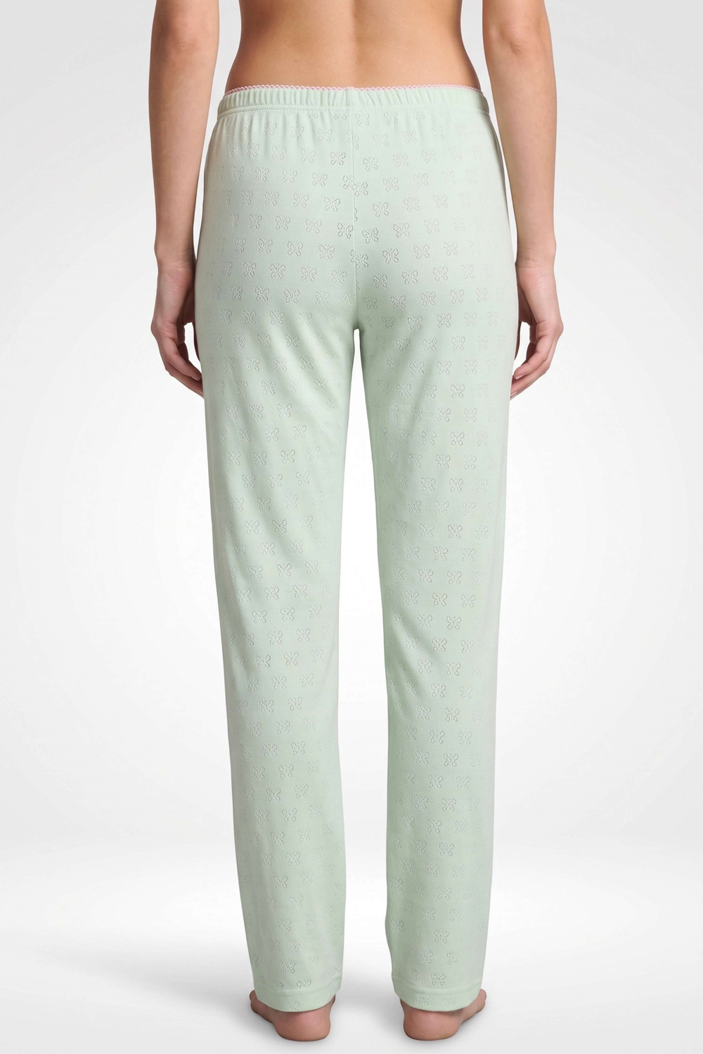 Kadın Mint Ribana Pijama Altı