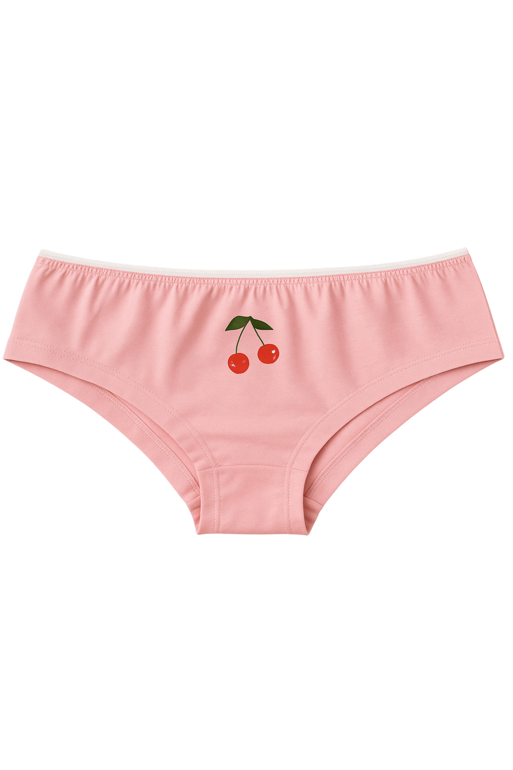 Kadın Pembe Kiraz Desen Hipster Külot