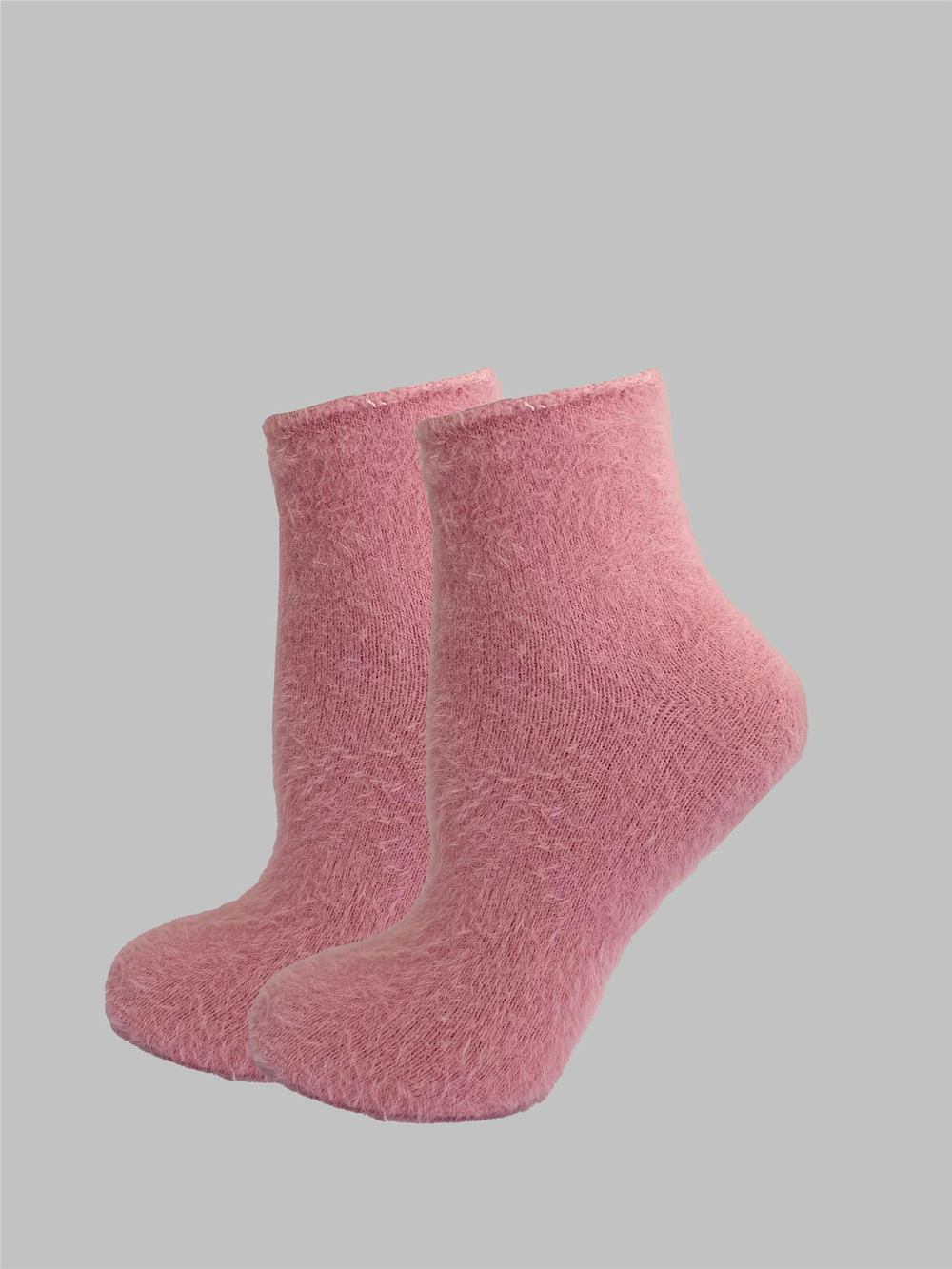Kadın Pembe Sakallı Soket Çorap