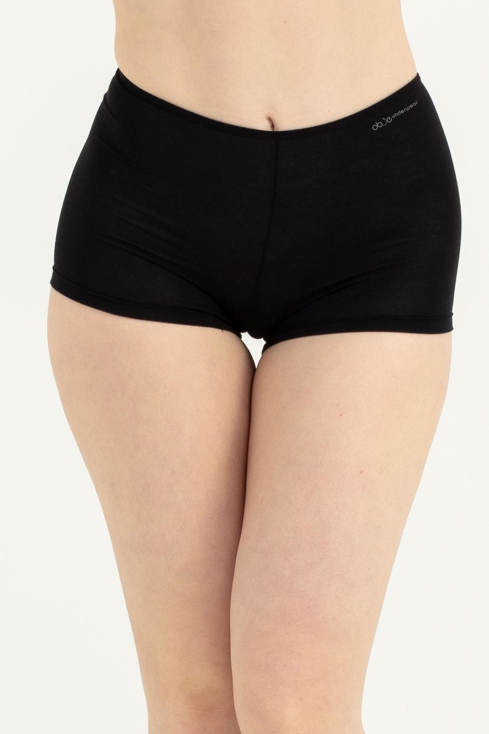 Kadın Siyah Micro Modal Boxer