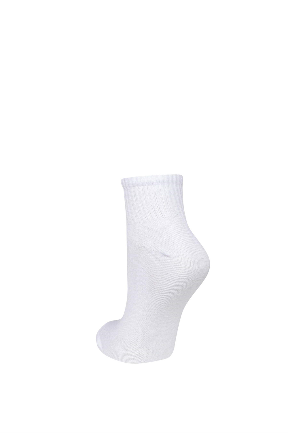 Kadın Siyah Tenis 3lü Düz Çorap