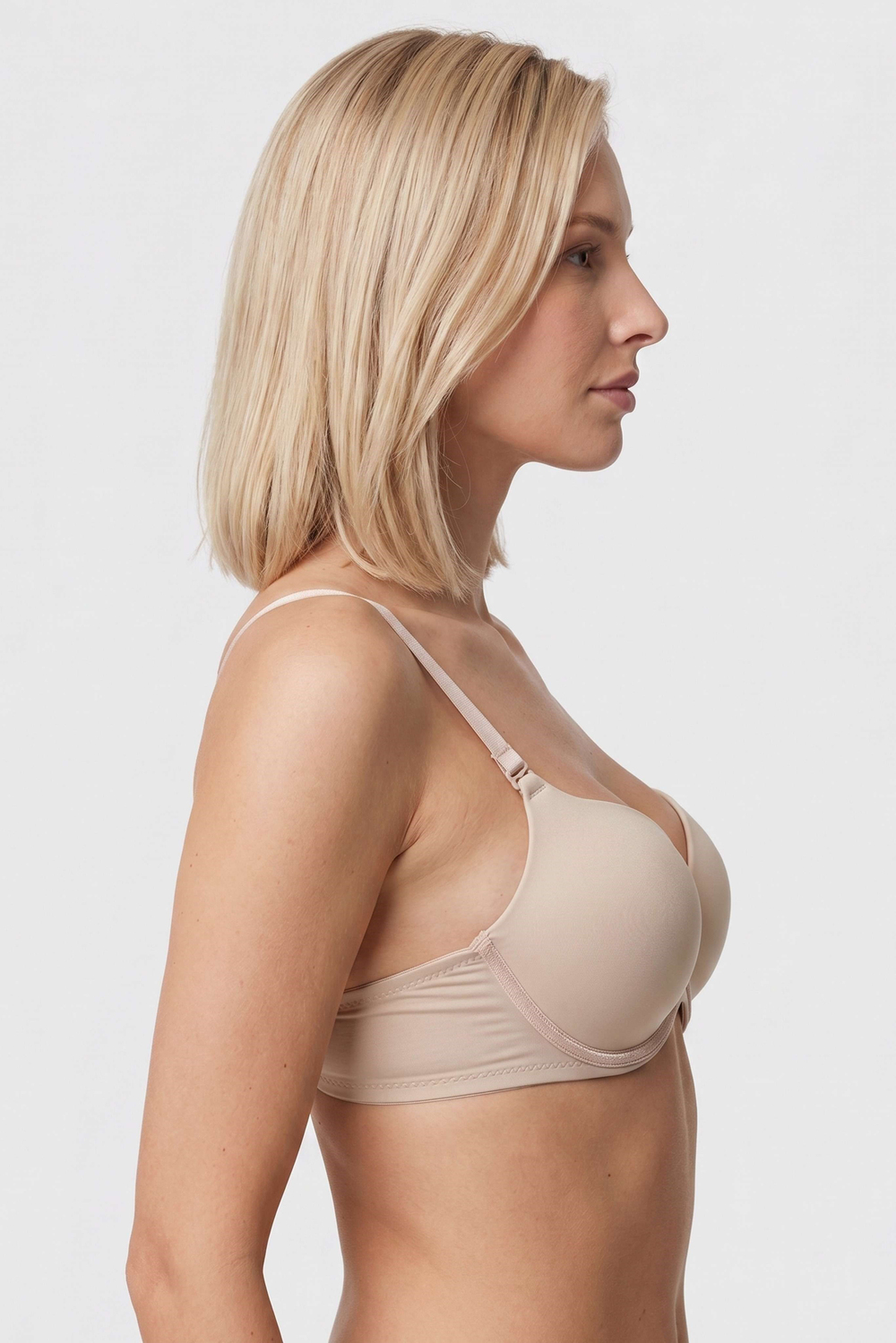 Kadın Ten Destekli Push Up Soft Sütyen