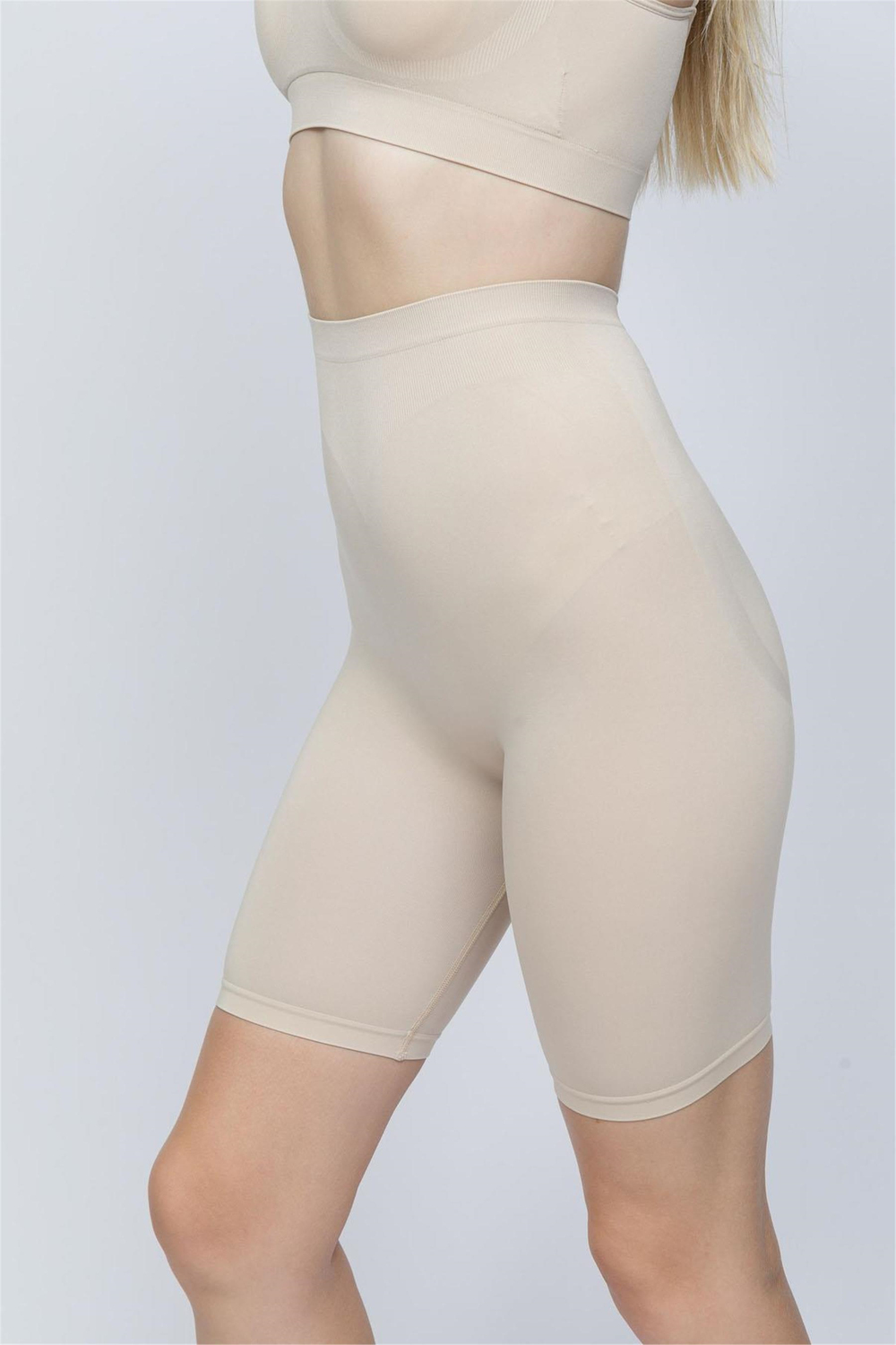 Kadın Ten Uzun Korse Boxer