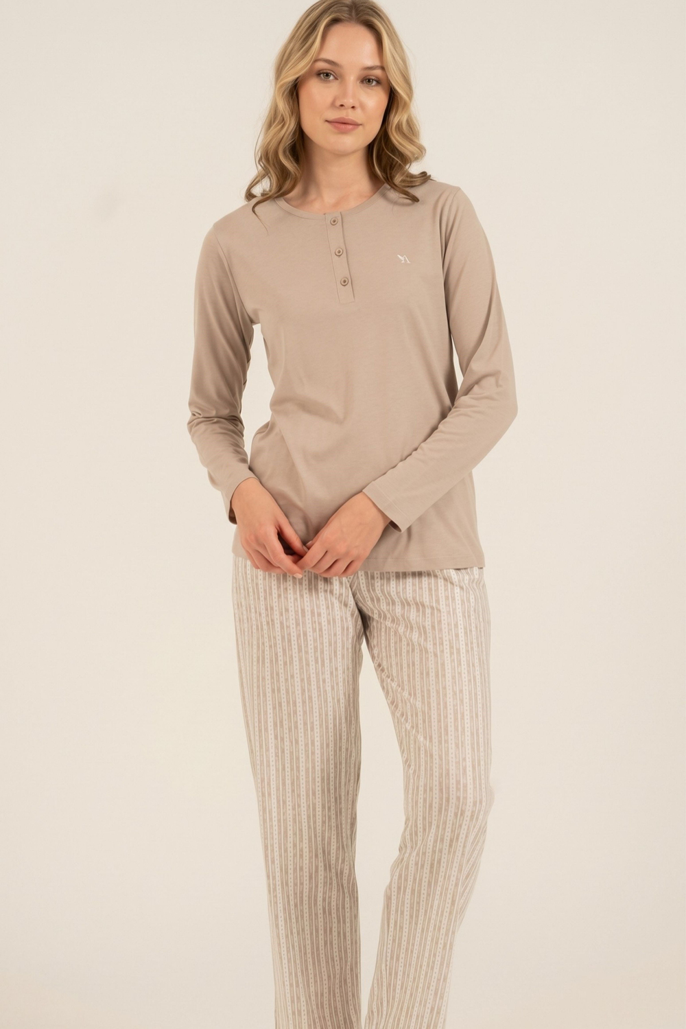 Kadın Vizon Uzun Pijama Altı