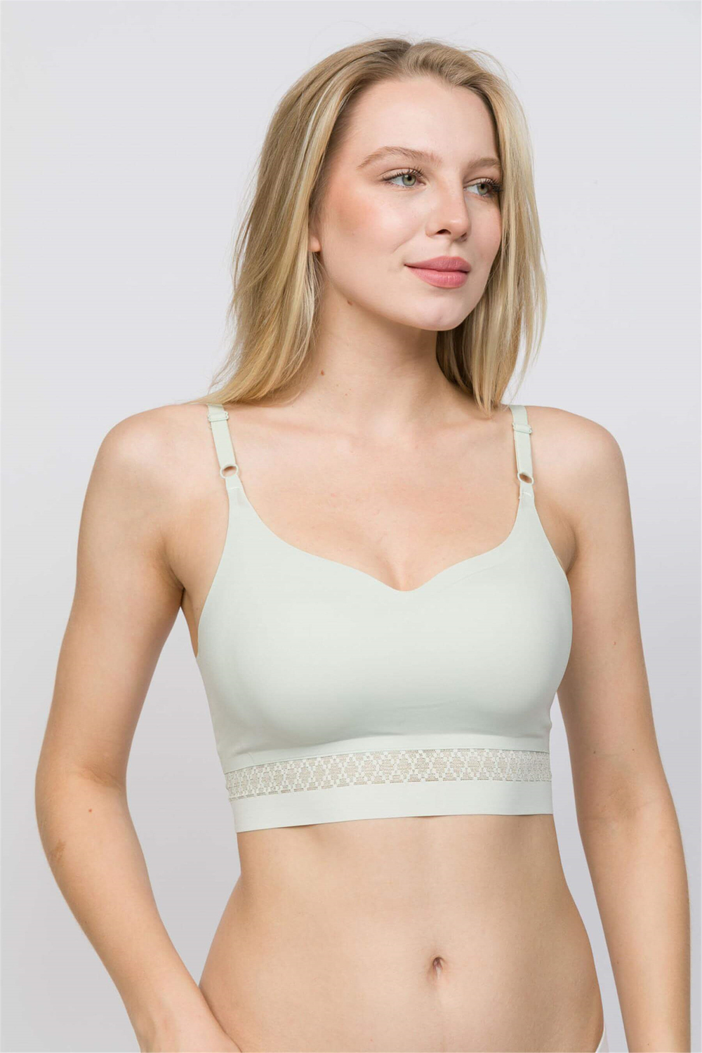 Kadın Yeşil Lazer Kesim Bralet