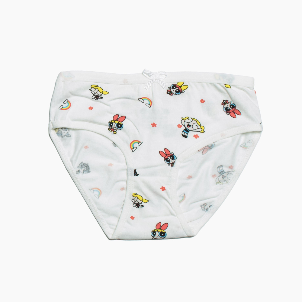 Kız Çocuk Powerpuff Girls Desen 3lü Slip