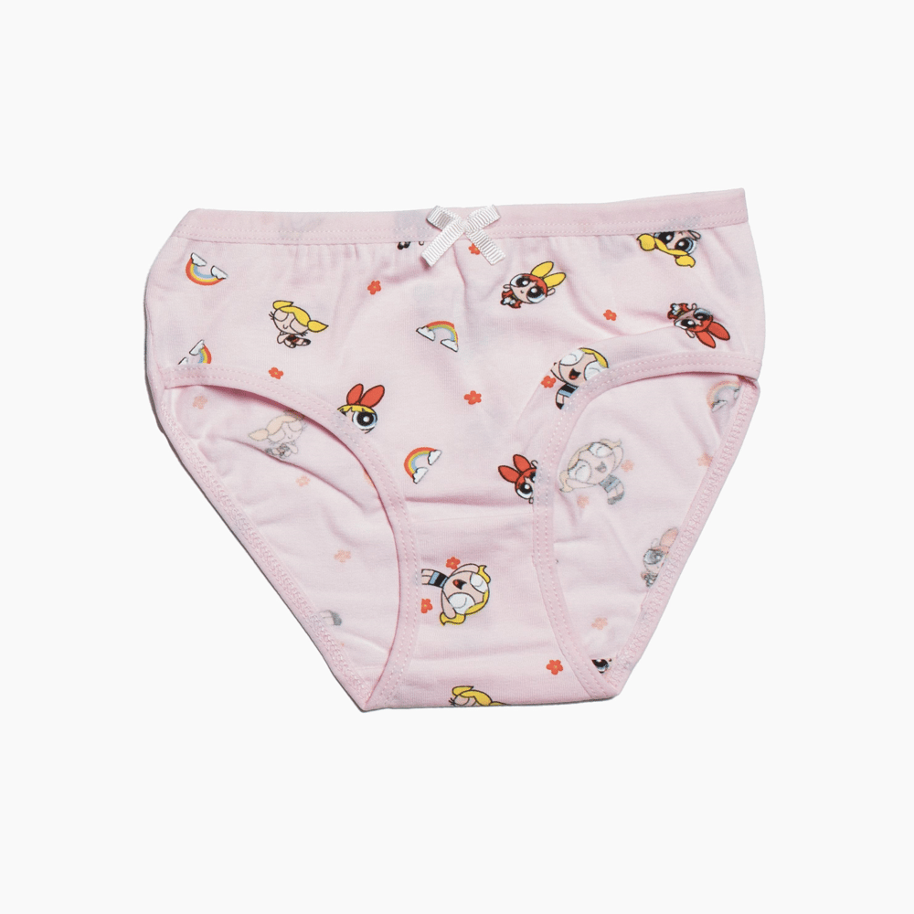 Kız Çocuk Powerpuff Girls Desen 3lü Slip