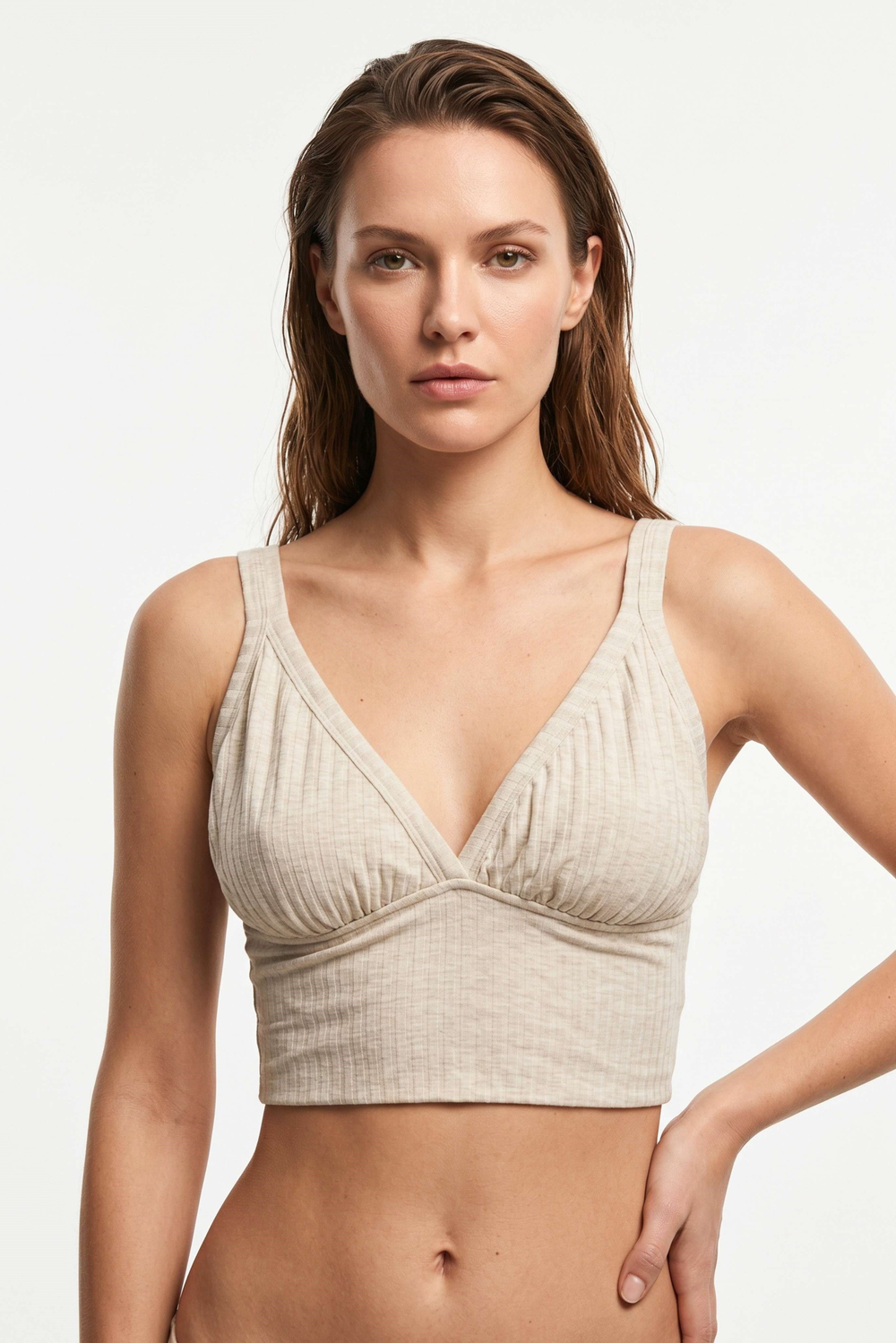Kadın Kahve Melanj Kaşkorse Bralet