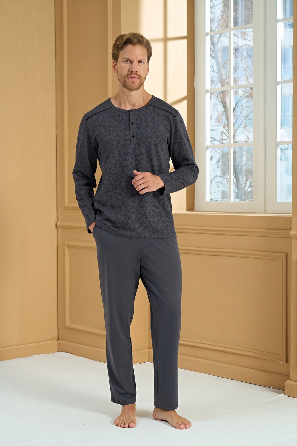Erkek Füme Pijama Altı