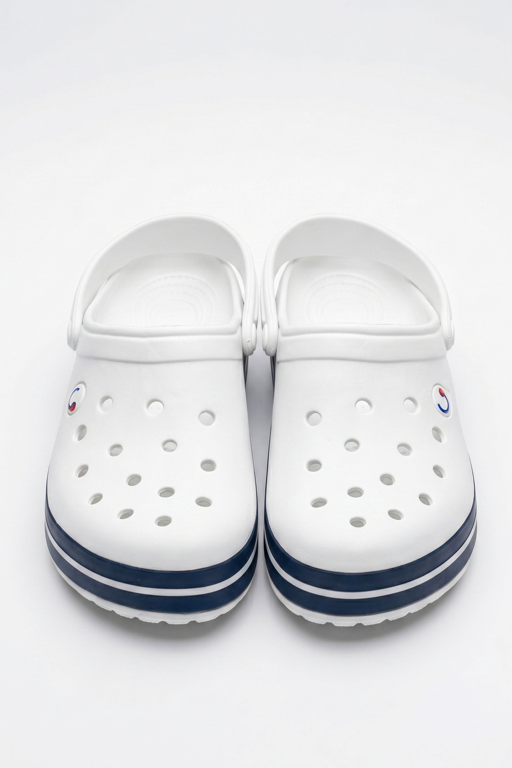 Erkek Beyaz Crocs Tarzı Delikli Kaymaz Sabo Terlik