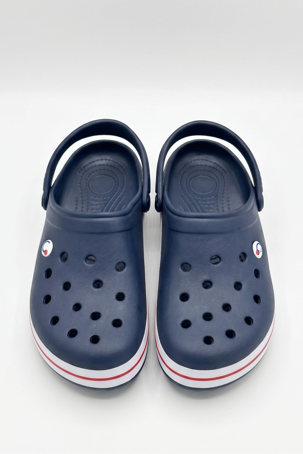 Erkek Lacivert Crocs Tarzı Delikli Kaymaz Sabo Terlik
