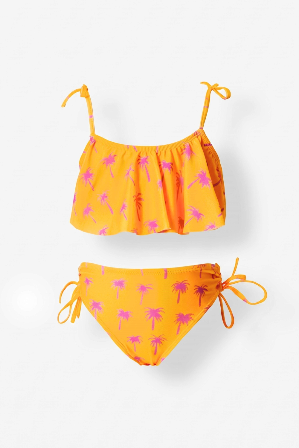 OBJE NPY265203 Fırfırlı Kız Çocuk Bikini Takım