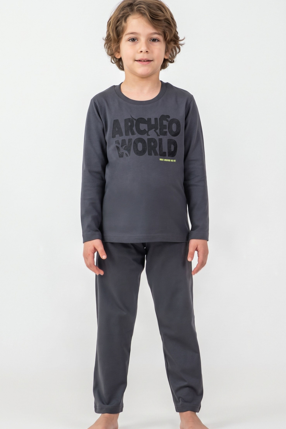 Erkek Çocuk Antrasit Pijama Altı