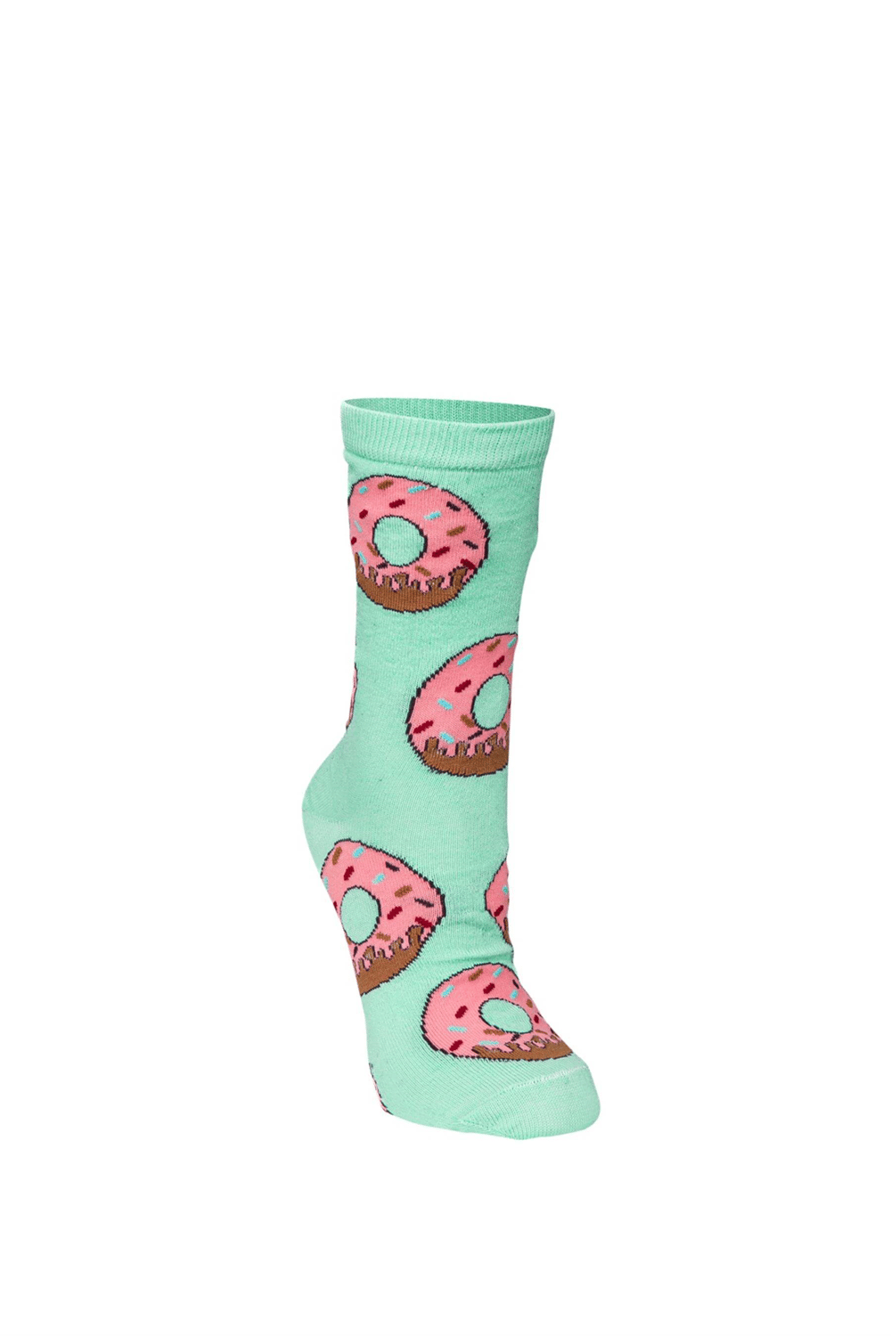 Unisex Gri Zemin Arı Desen 5li Çorap
