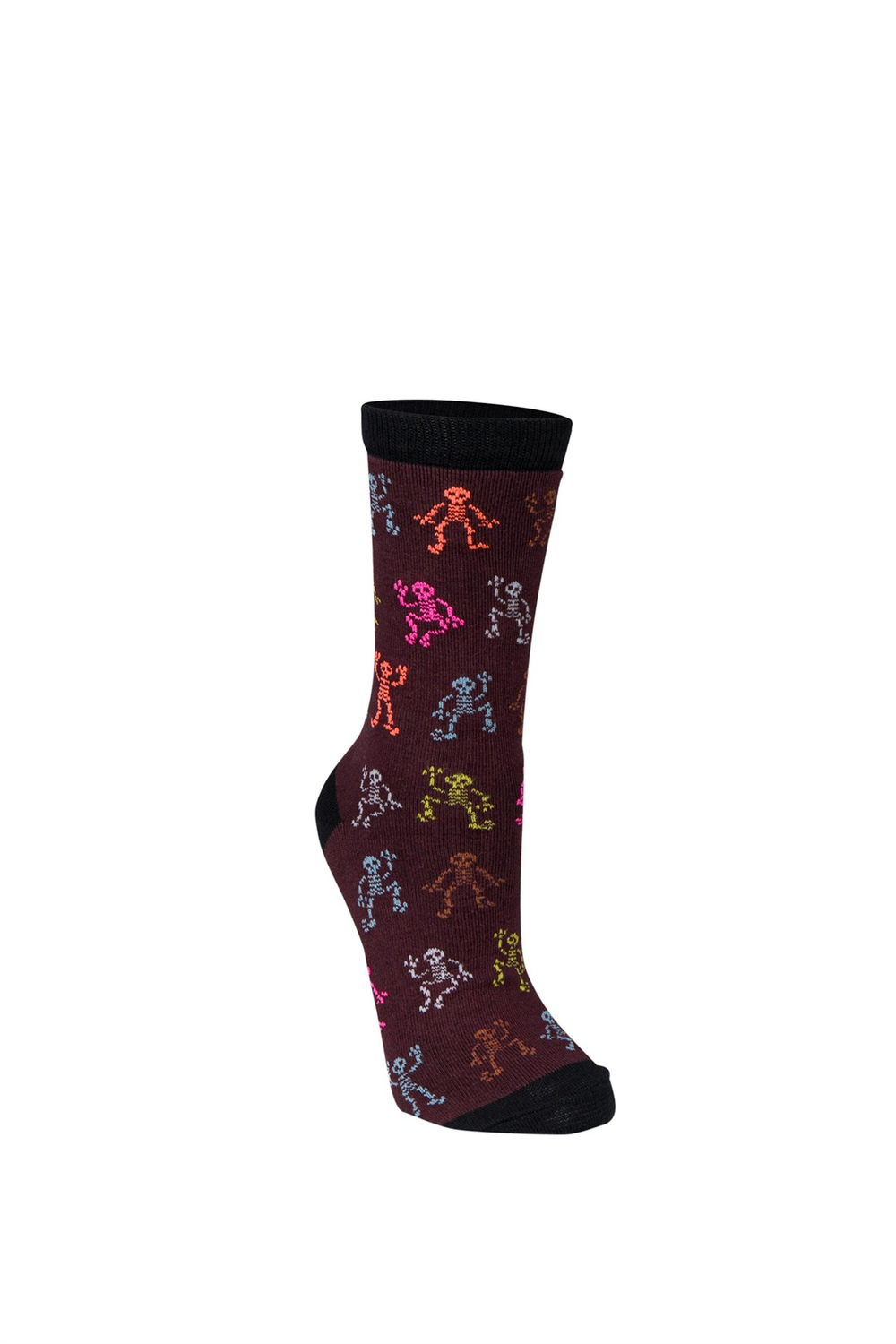 Unisex Yeşil Dinazor Desen 5li Çorap