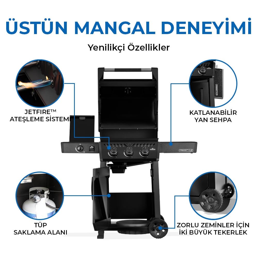 Freestyle 365 SB Gazlı Mangal 2026 Model