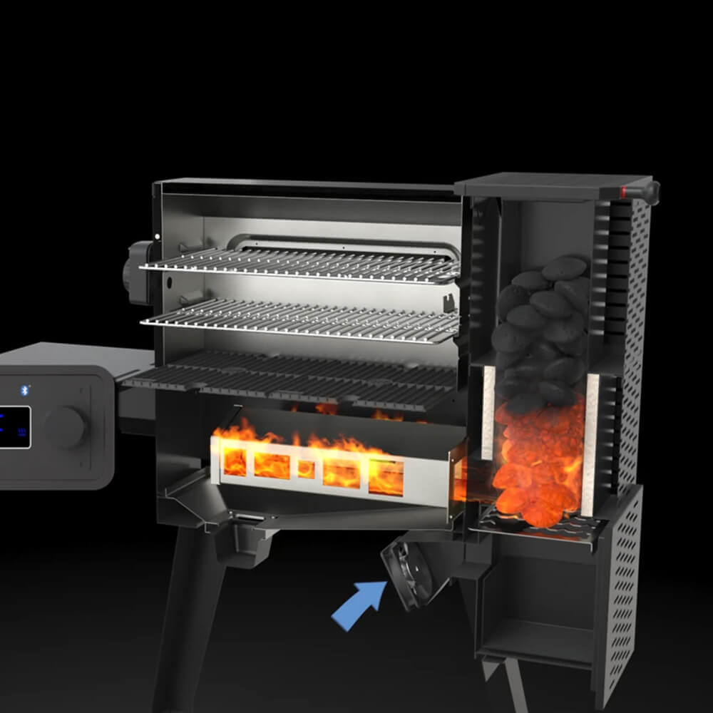 Masterbuilt Gravity Serisi 560 Dijital Kömürlü Smoker Barbekü | Kömürlü Smoker Mangal 